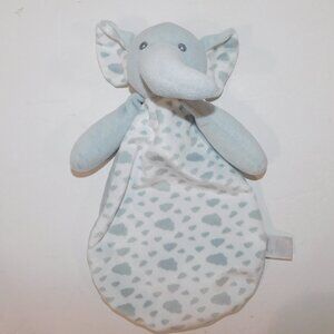 Baby Mode Activities Gray White Elephant Clouds Security Blanket Baby lovey